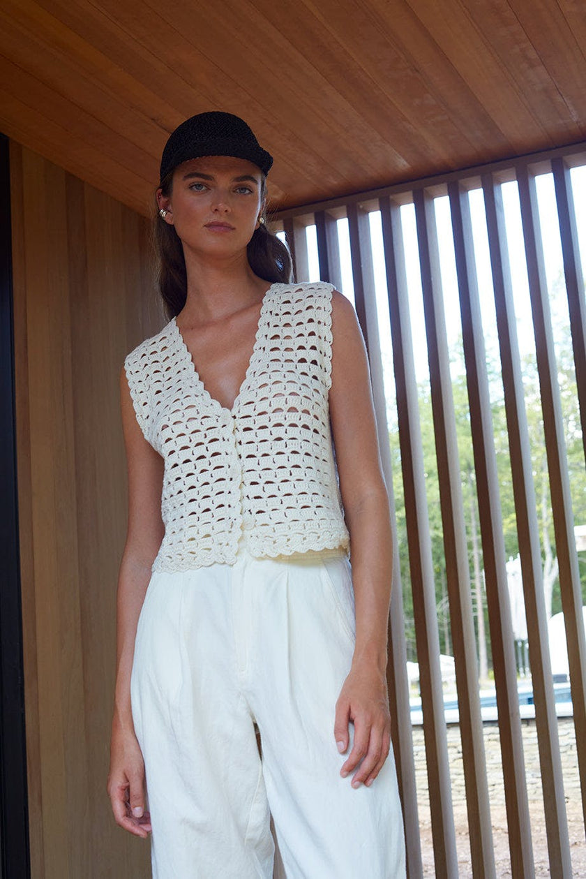 ELLIE CROCHET VEST