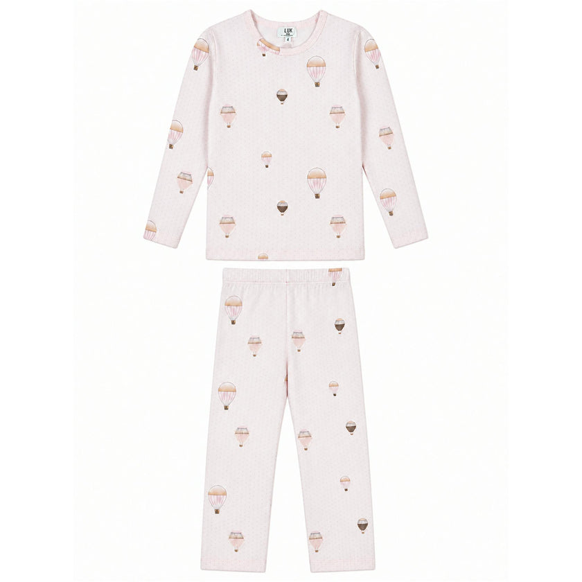 Dots and Balloon Print 2 Piece Set
