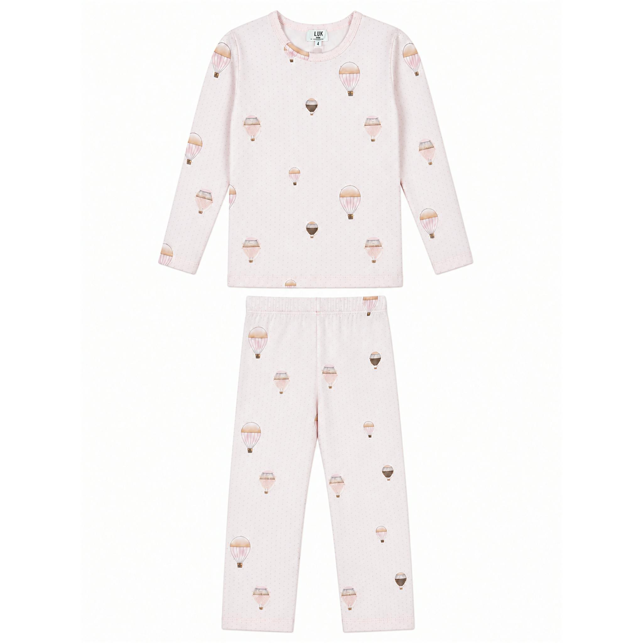 Dots and Balloon Print 2 Piece Set