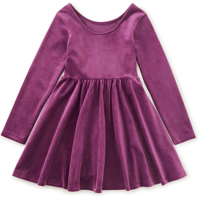 Velour Ballet Dress, Purple