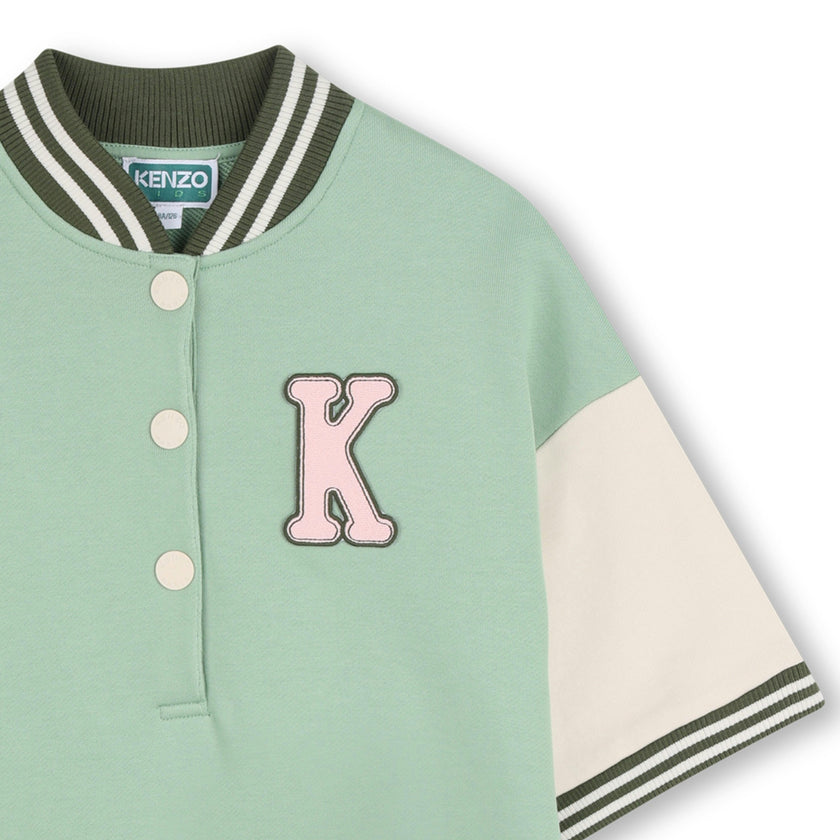 Quiet Green Kenzo Varsity Dress