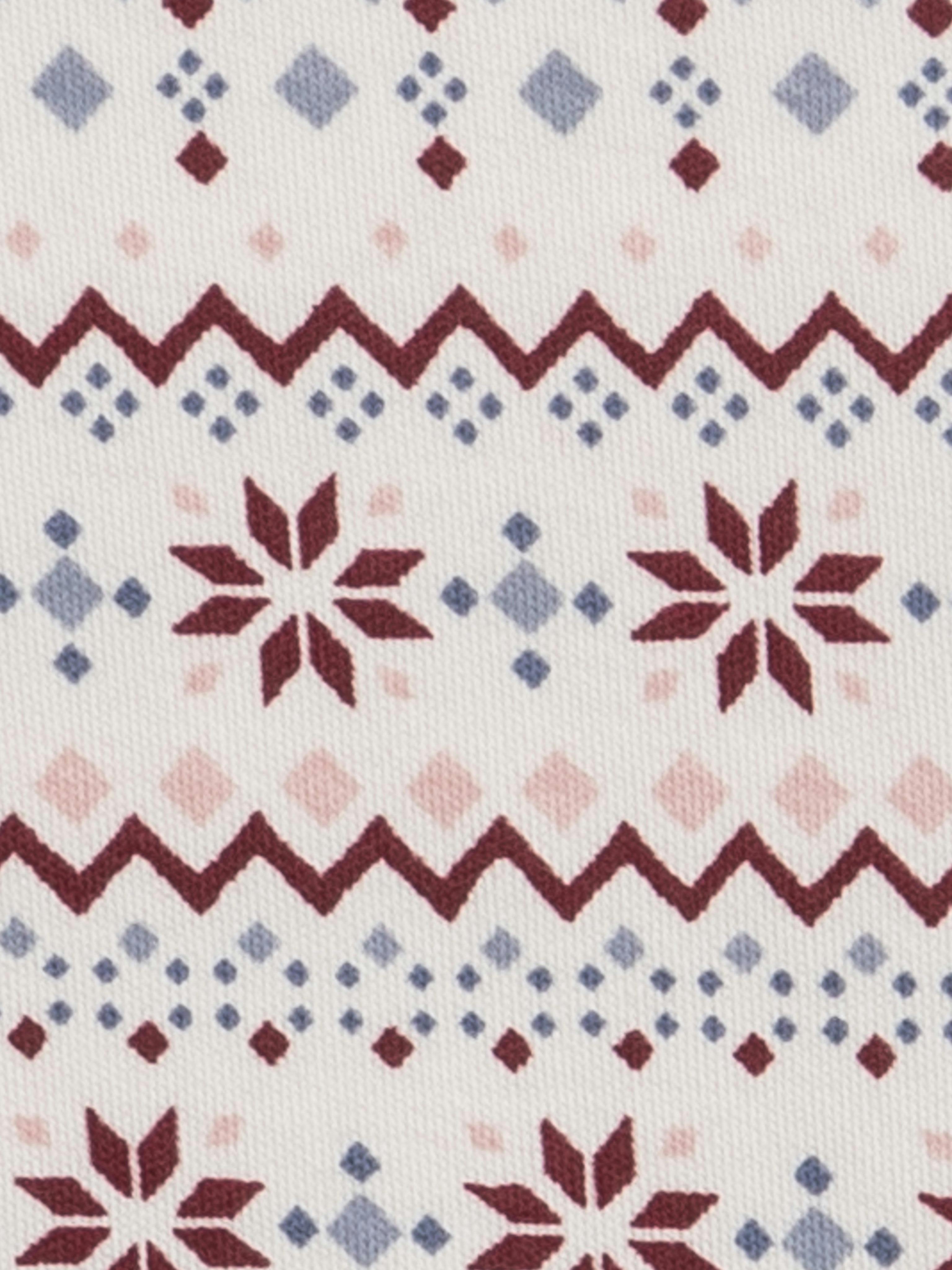 Peyton Zipper Sleeper - Bluen Fairisle