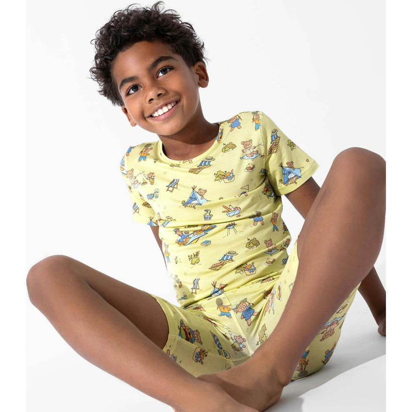 Teddy Picnic Kids Pajama Short Set
