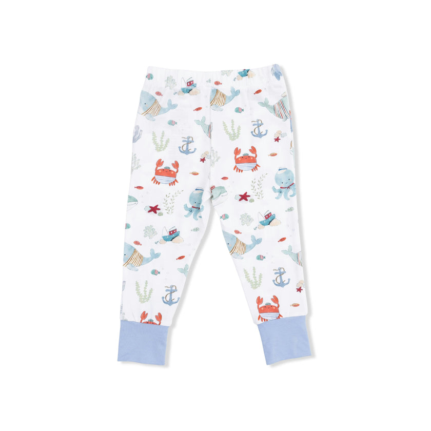 Sailor Sea Creatures - Short Sleeve Loungewear Set