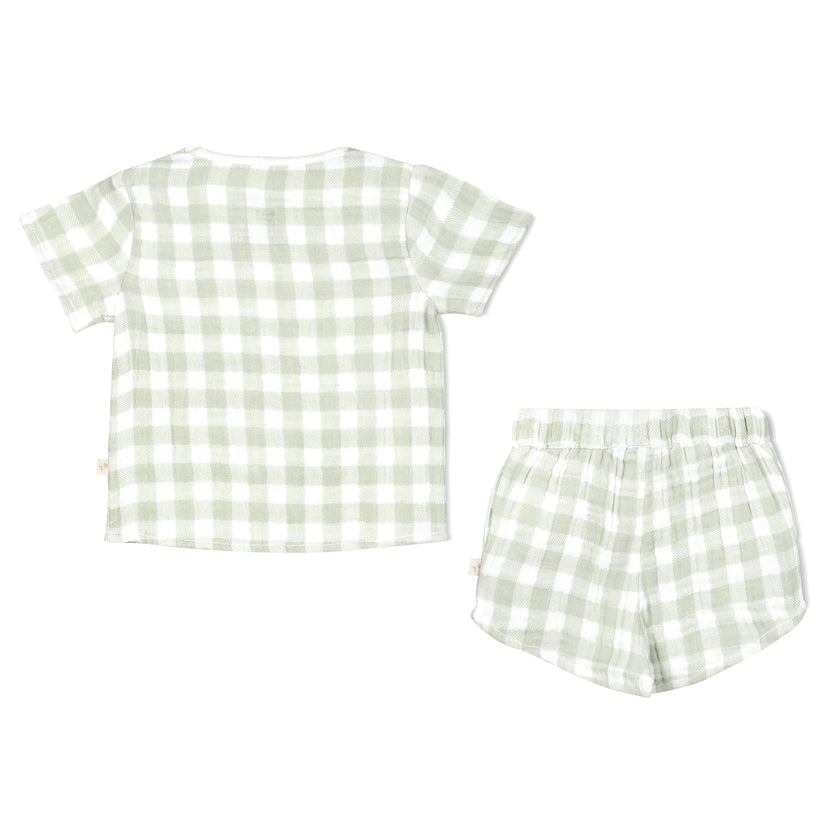 Organic Top and Shorts 2 Piece Set