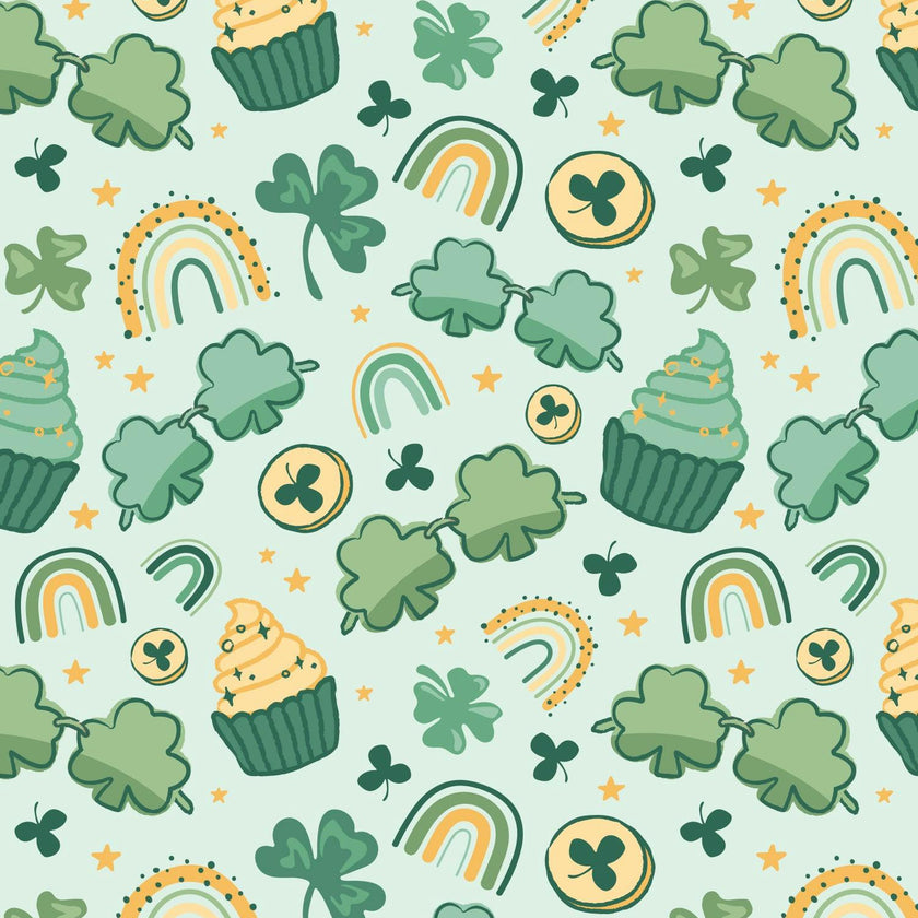 Soft & Stretchy Zipper Footie - St. Patrick's Day