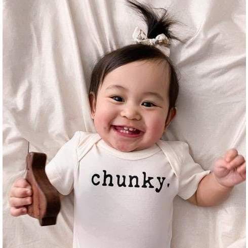 graphic bodysuit | chunky