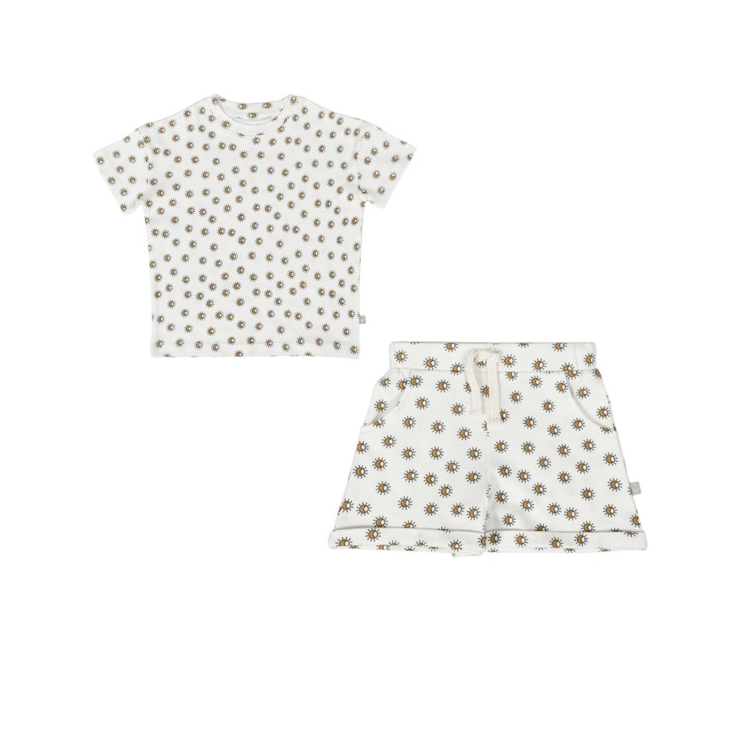 shirt & short set | sun ray