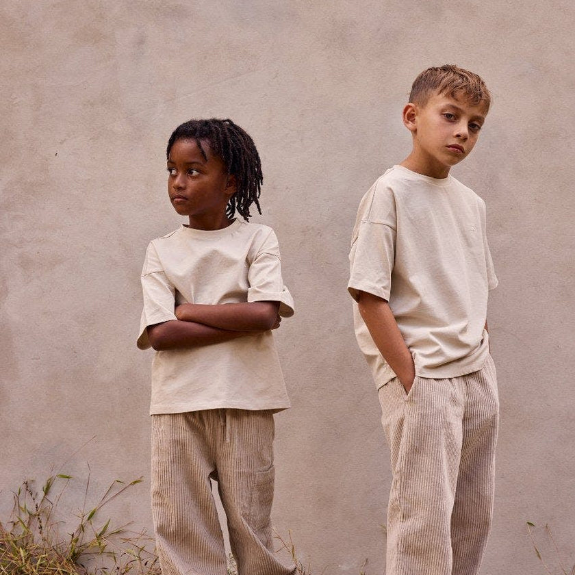 Organic Cotton Corduroy Straight Leg Cargo