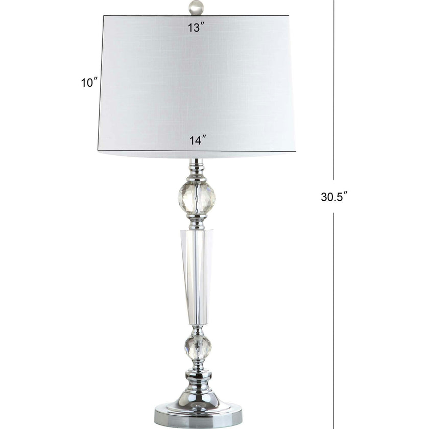 Emma 29.5" Crystal LED Table Lamp