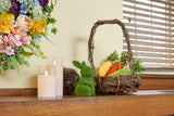 Moss Covered Standing Bunny Rabbits Easter Tabletop Decor - Set of 2