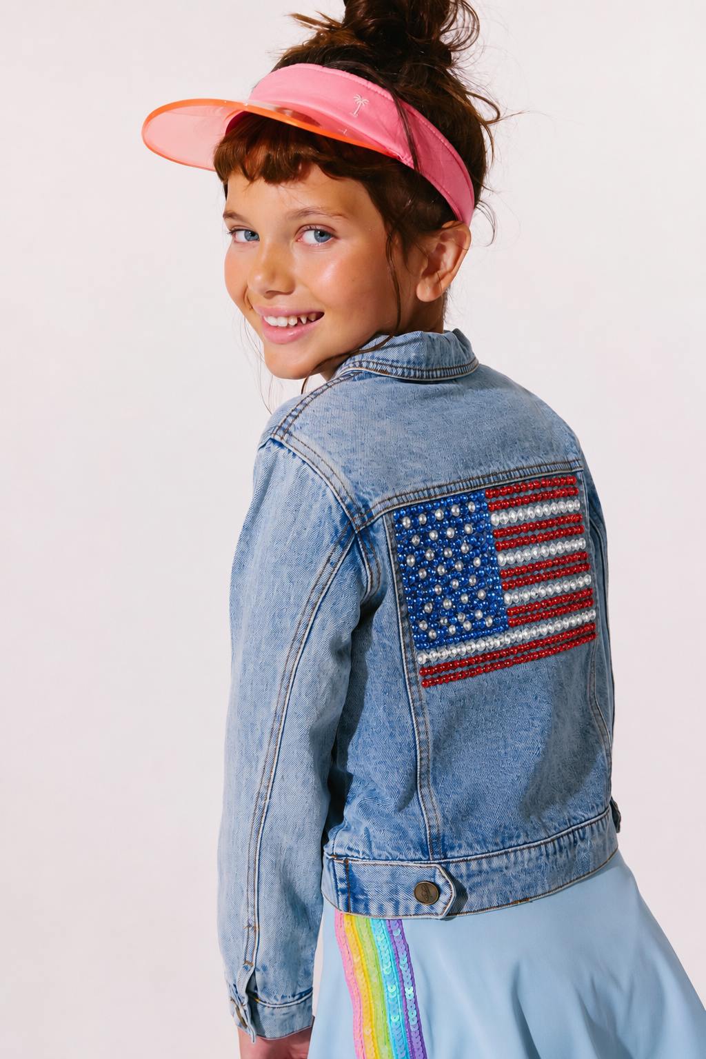 American Flag Denim Jacket