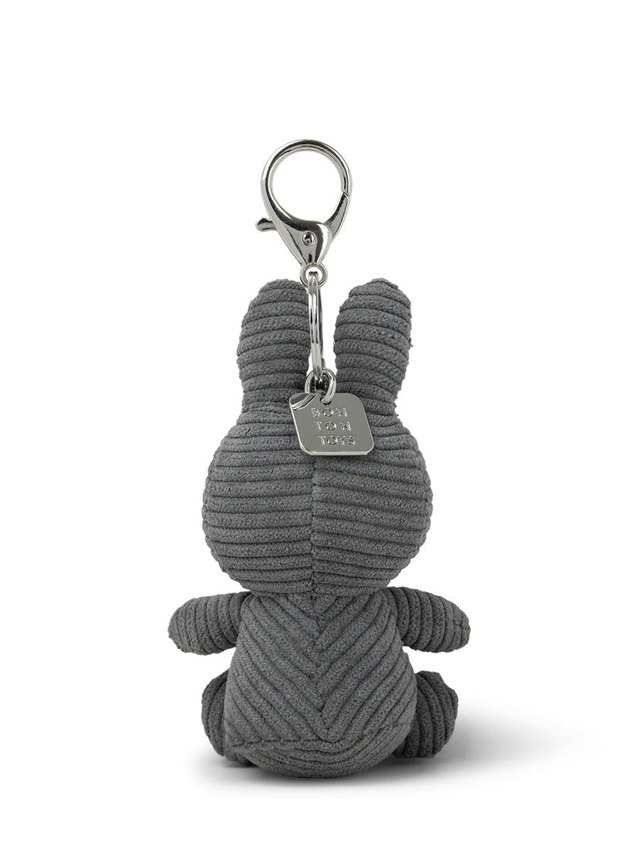 Miffy Keychain ECO Corduroy Grey - 4