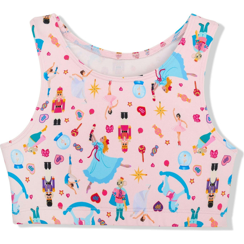 Nutcracker Bra Crop, Pink