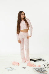 Savi Pink on Pink Thermal Henley