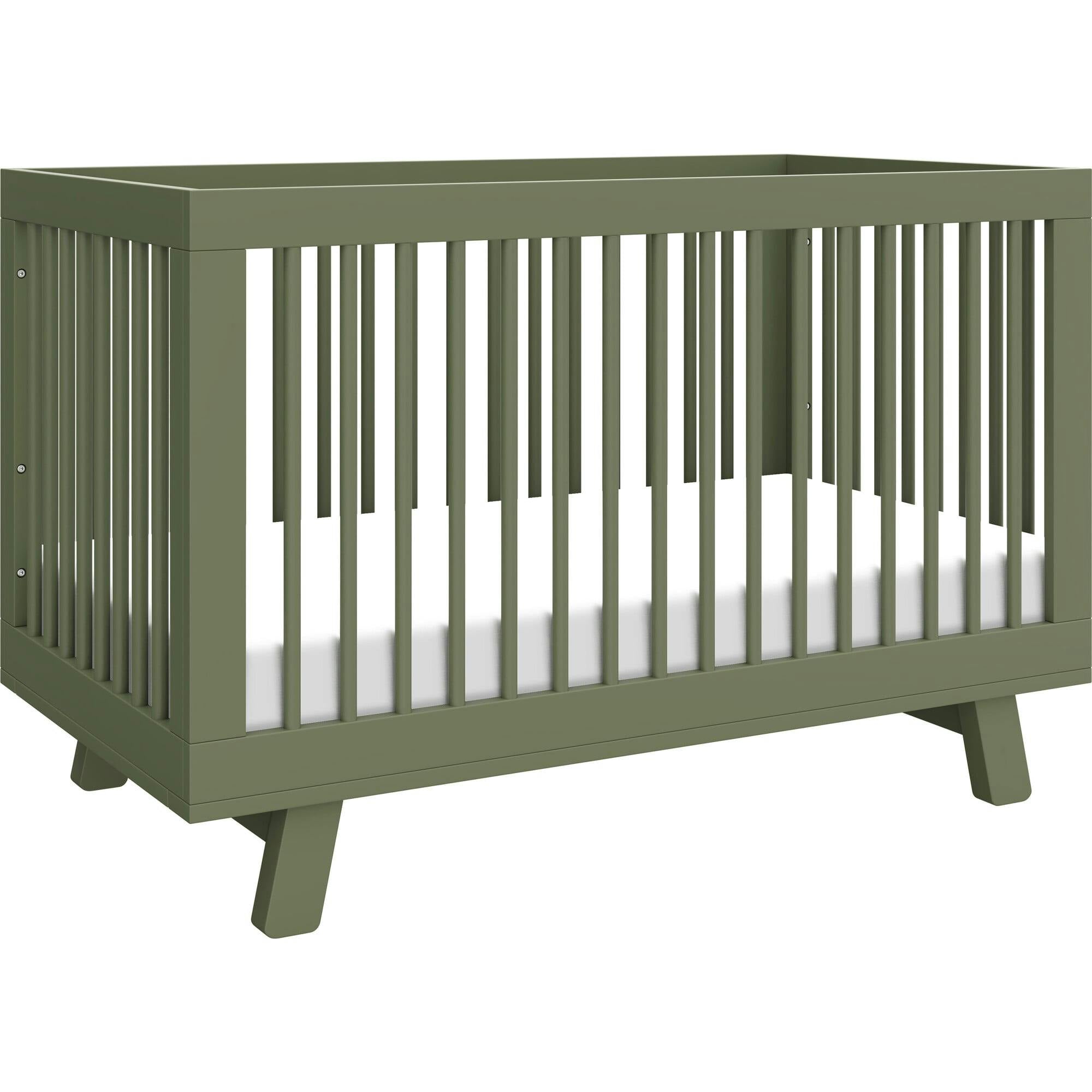 Hudson 3-In-1 Convertible Crib With Toddler Bed Conversion Kit