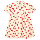 BONTON Lulu Retro Phone Dress - Red