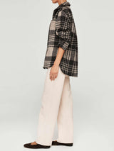 Faye Shirt | Fuzzy Plaid