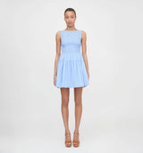 The Cosima Mini Nap Dress - Blue Stripe