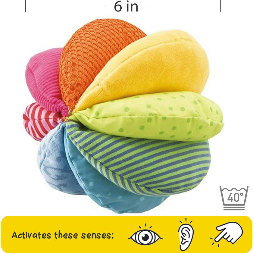 Rainbow Fabric Baby Ball