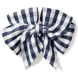 Girl's Twill Hair Bows in Pink Gingham