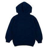 Unisex Navy Knit Hoodie