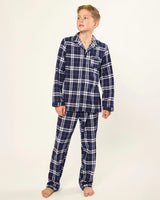 Kid's Brushed Twill Pajama Set in Oxford Tartan