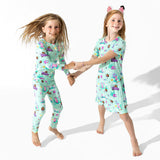 Gabby's Dollhouse: Cat Francisco Bamboo Girls' Short Sleeve Dress