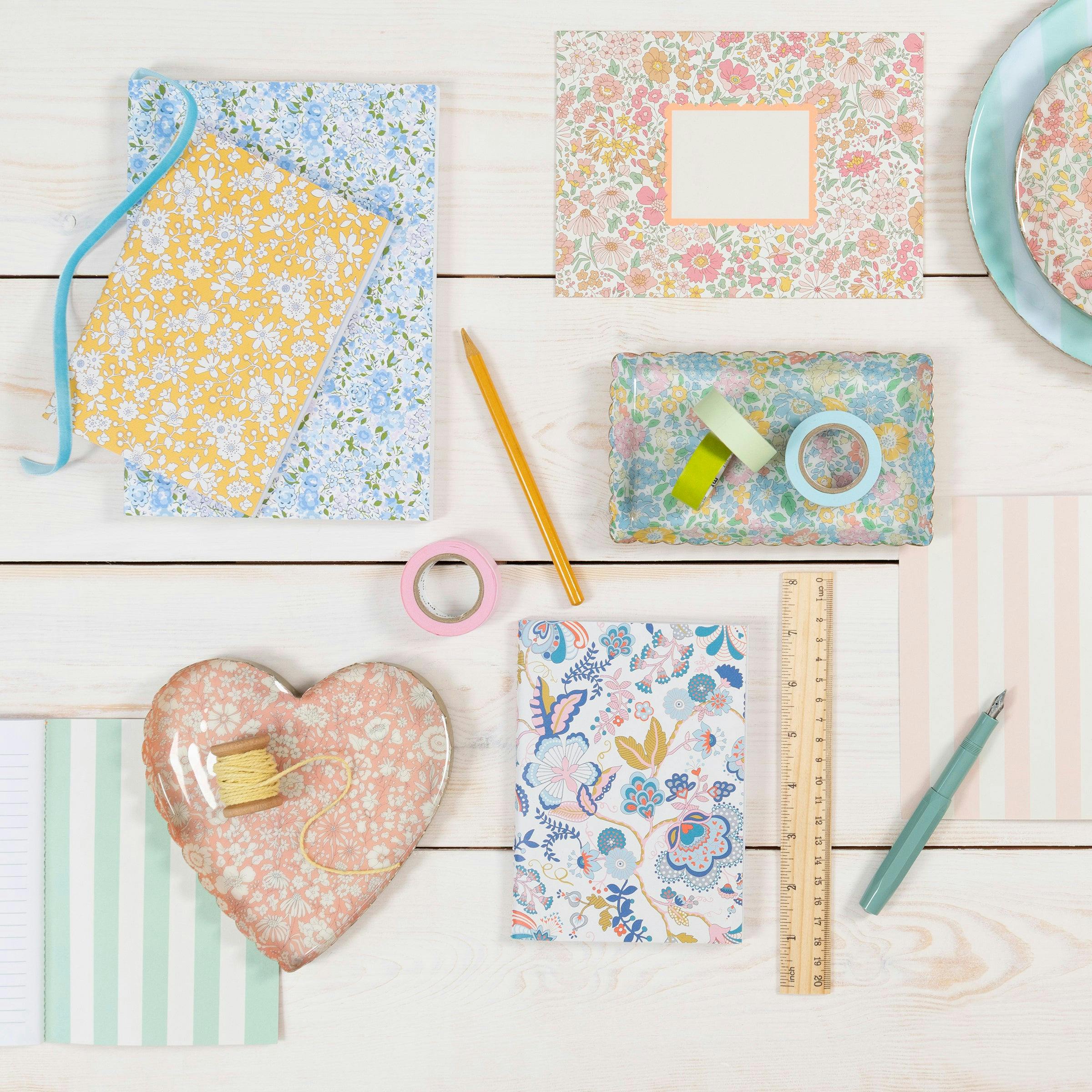 Meri Meri x Liberty Softcover Boxed Notebooks
