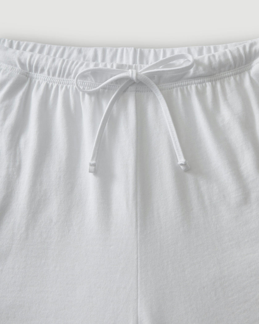The Olivia Pima Short Set in White