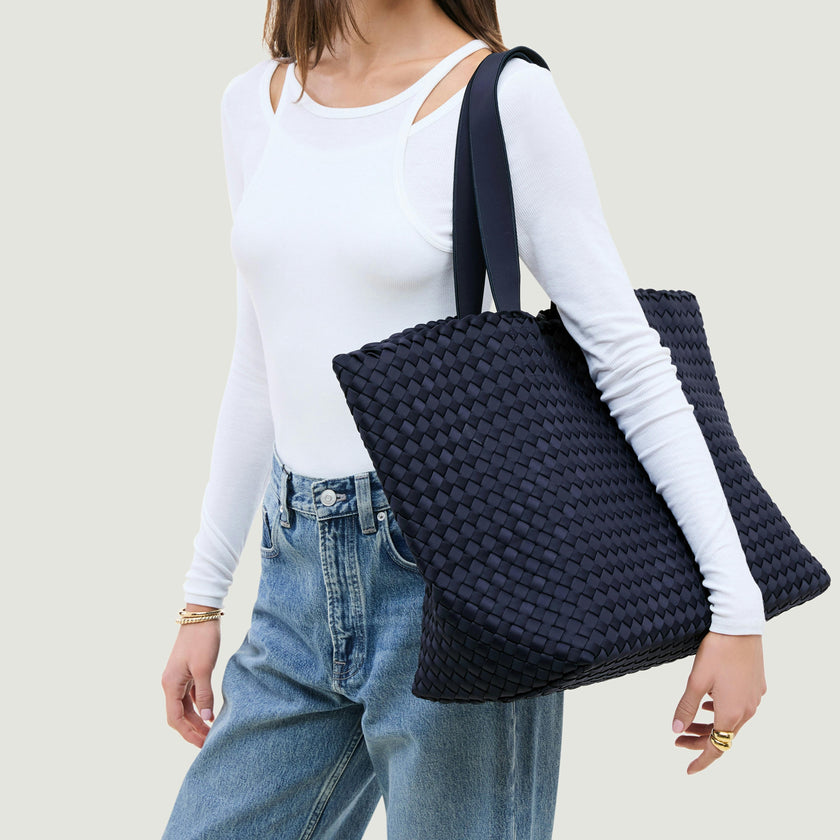 Como Large Tote | Ink Blue