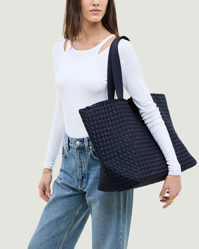 Como Large Tote | Ink Blue