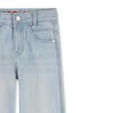 Blue Five-Pocket Trousers