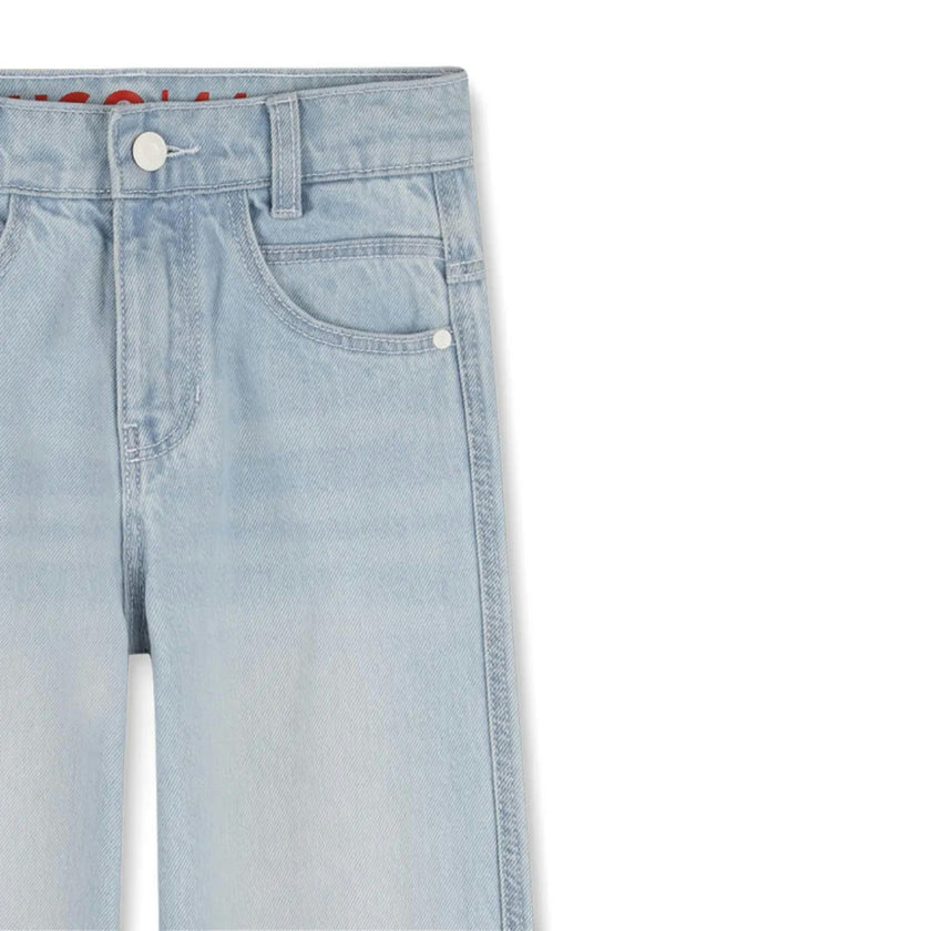 Blue Five-Pocket Trousers