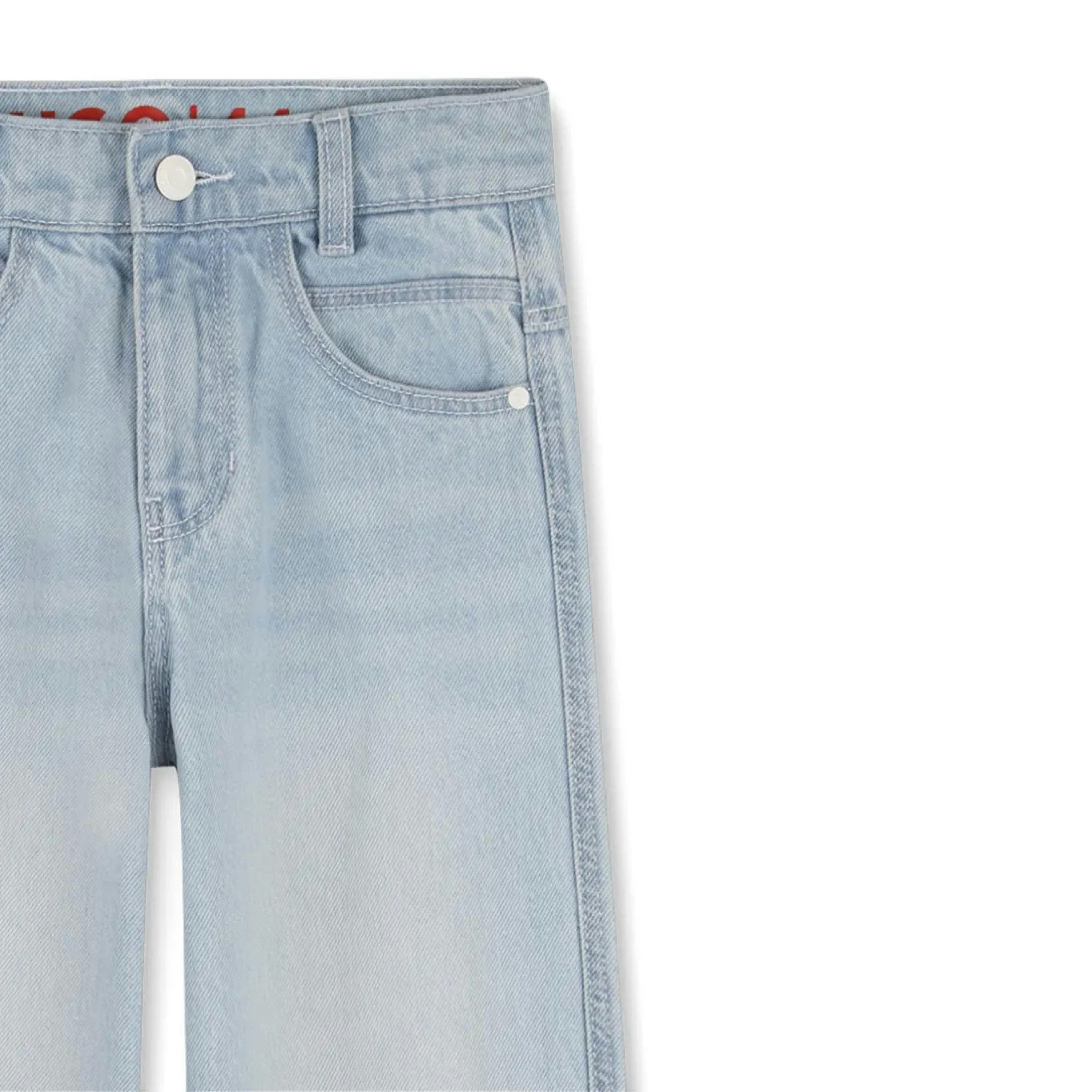 Blue Five-Pocket Trousers