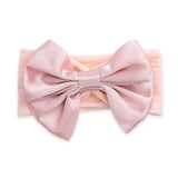 Multicolor Elastic Bow Headband Set