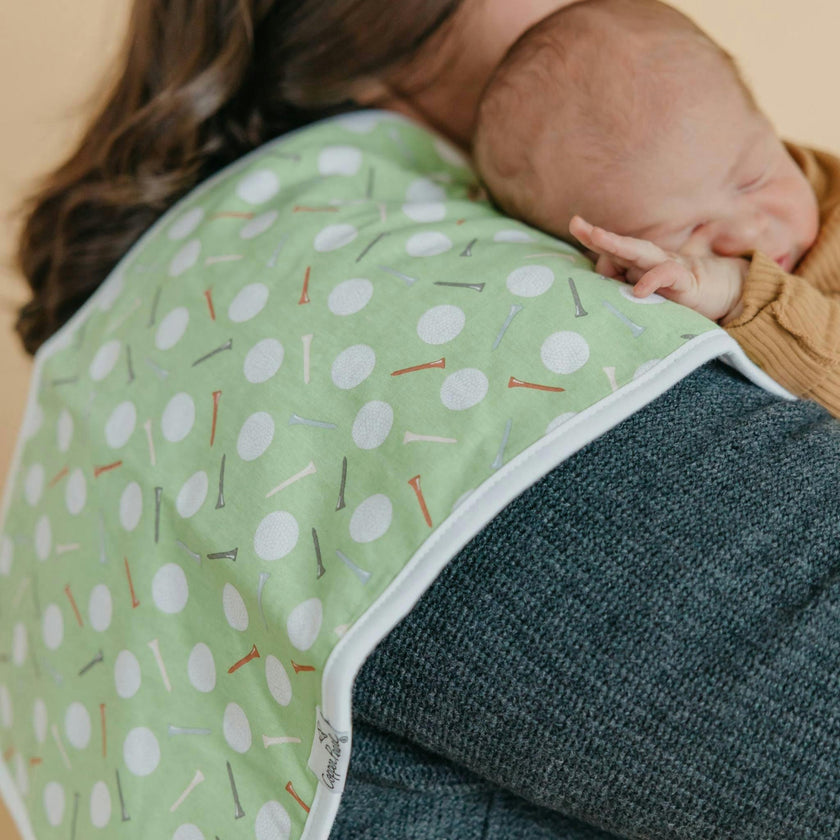 3 Pack Premium Burp Cloths - Bogey