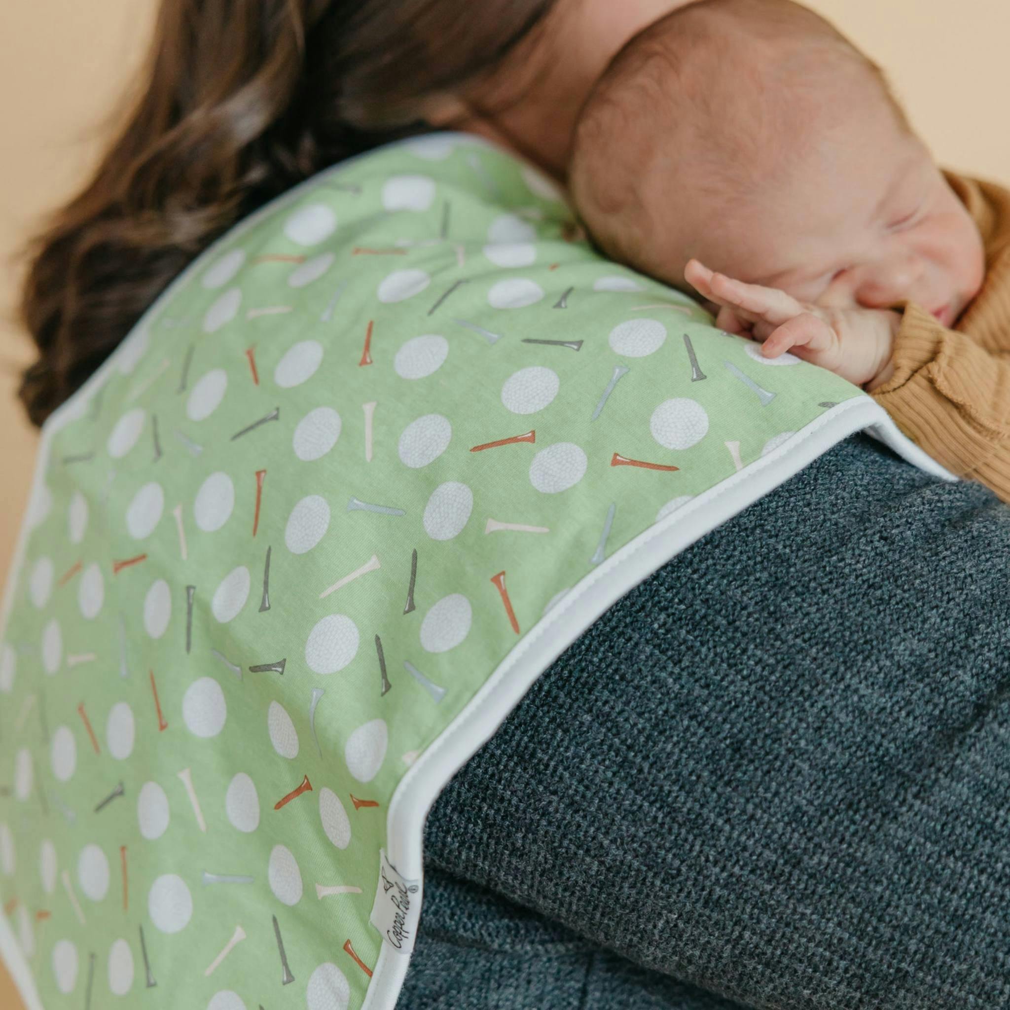 3 Pack Premium Burp Cloths - Bogey