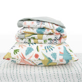 Cotton Muslin Toddler Bedding 3 Piece Set - Boho Dino