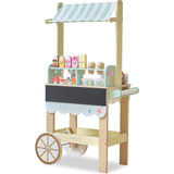 Jolly Pals Wood Ice Cream Stand with 33 Accessories and Chalkboard