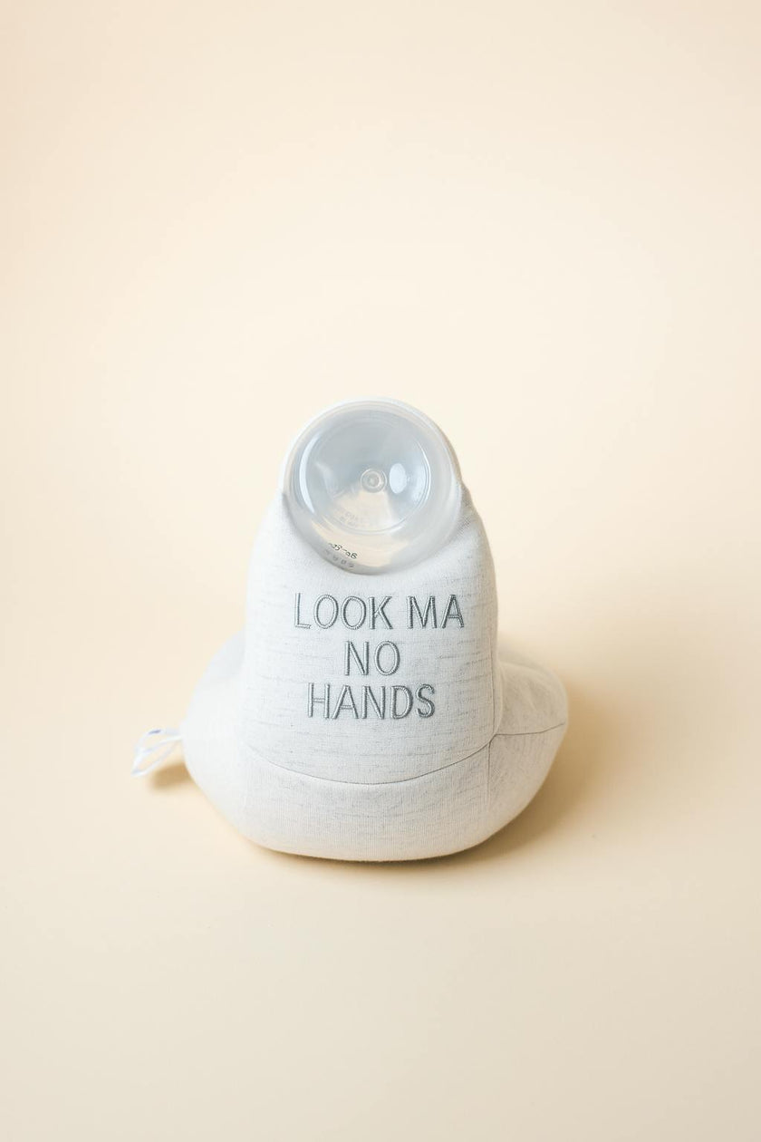 Baby Bottle Pillow Holder for Parents - "Look Ma No Hands"