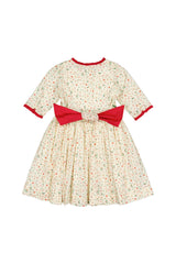 ELYSEE FLORAL WINTER SMOCKED DRESS
