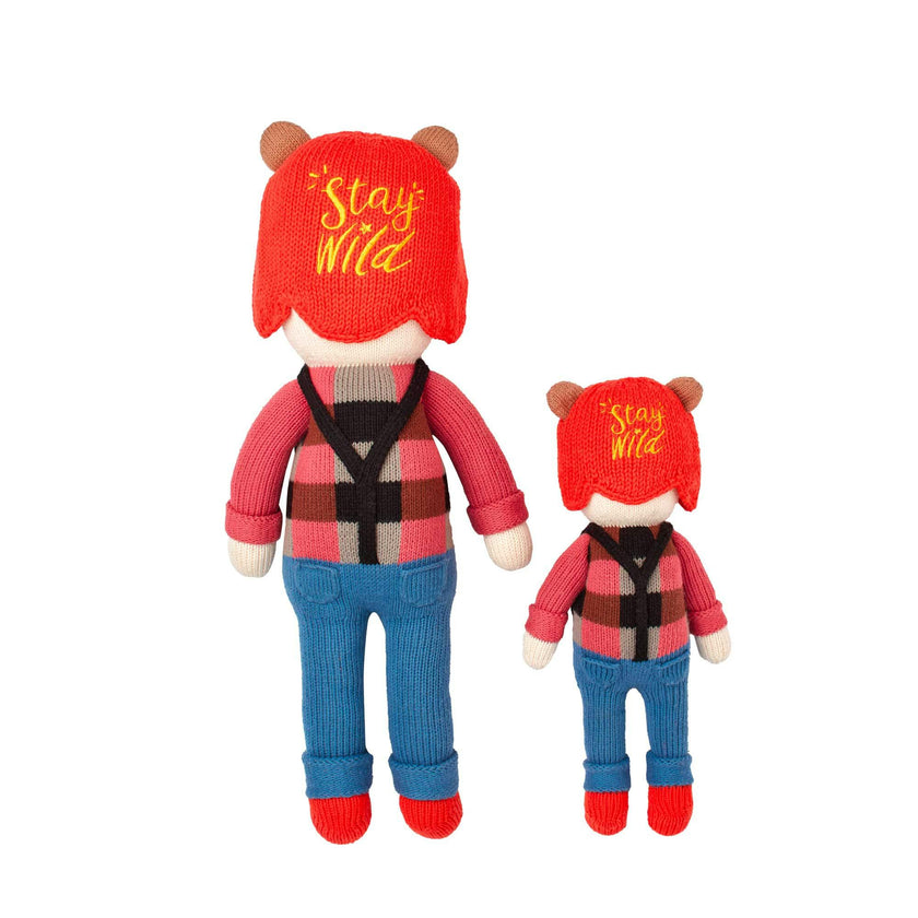 Bernard The Bear Stuffed Animal | Knitted Toy