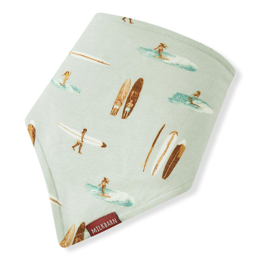 Vintage Surf Bamboo Three-Layer Kerchief Bib