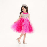Princess Rosabelle Ruffle Dress - Girls Party Dress