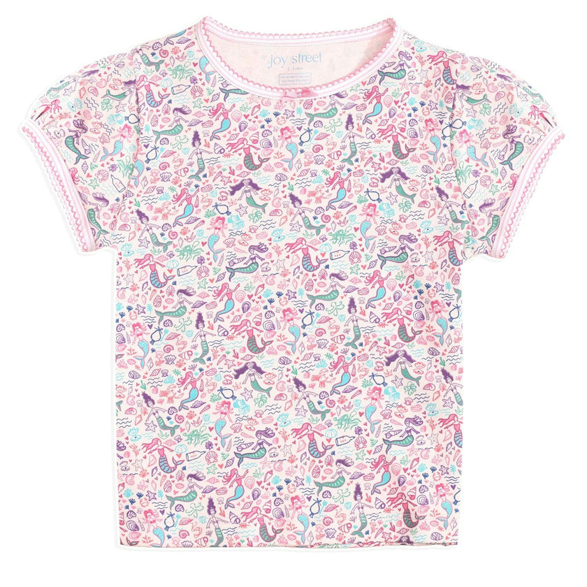 Mermaids Puff Sleeve Kids Camp Set