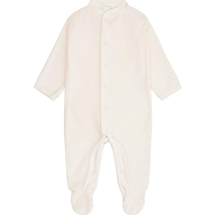 Velour Angel Wing™ Sleepsuit - Pink