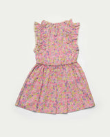 Florence Dress - Emma Floral Purple print