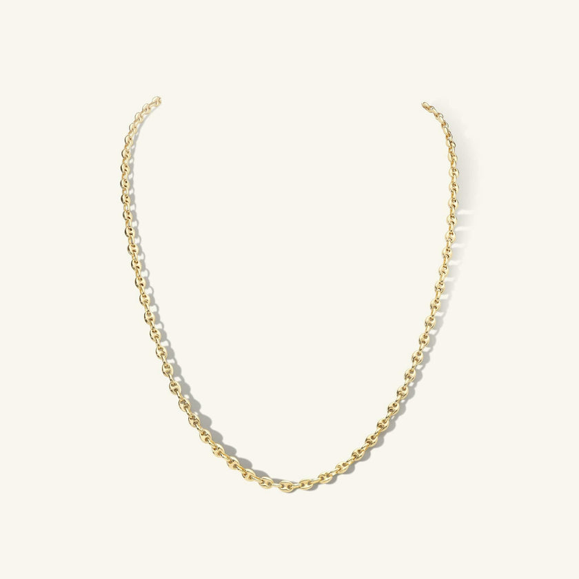 Puffed Mariner Chain Necklace