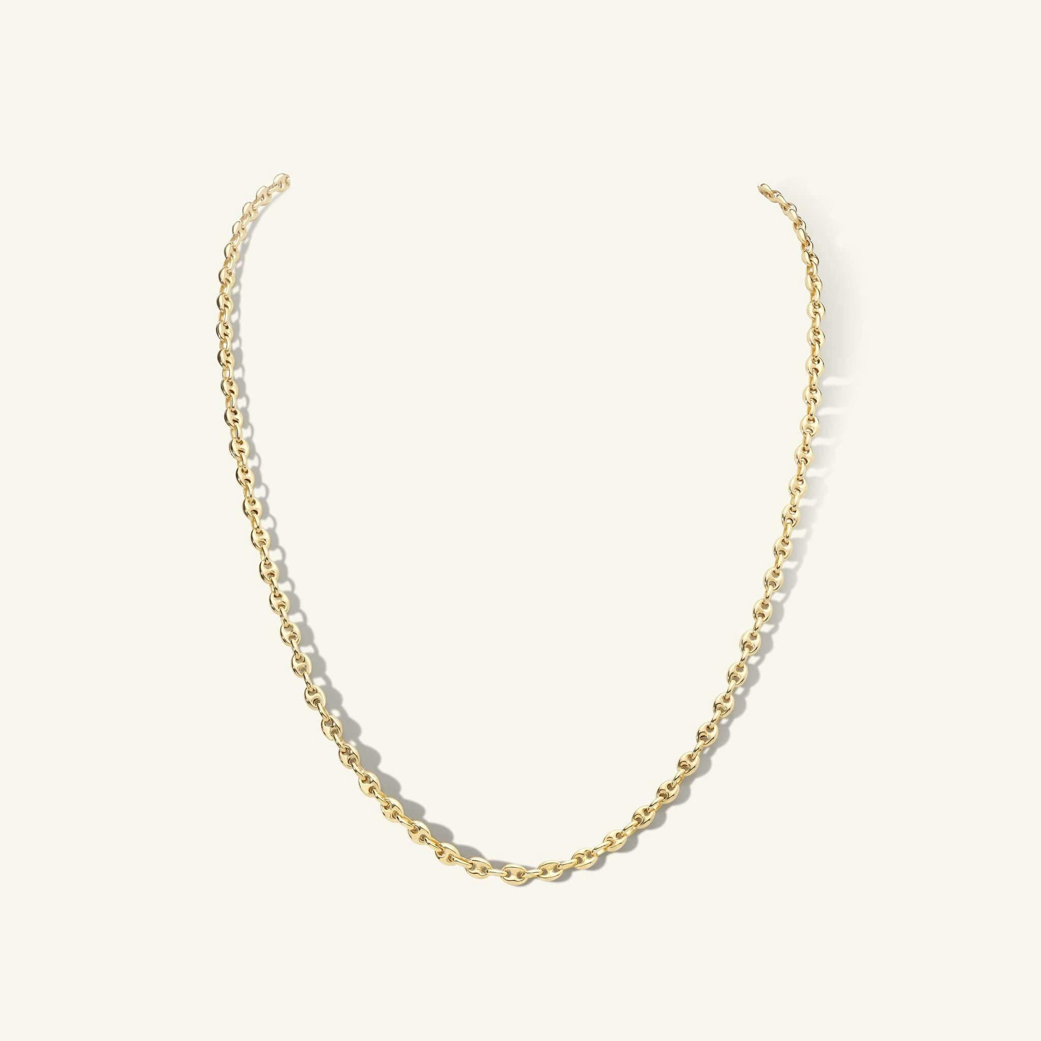 Puffed Mariner Chain Necklace